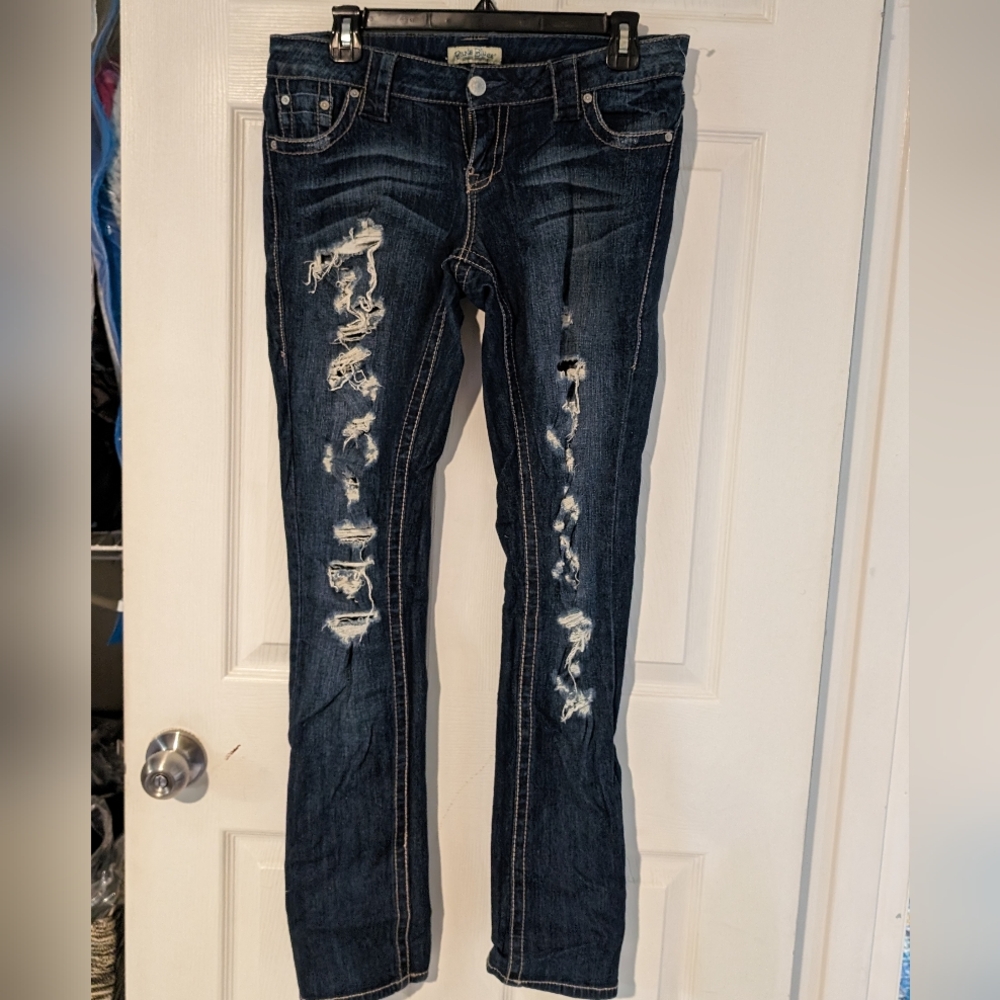 Paris Blues jeans 7 skinny distressed